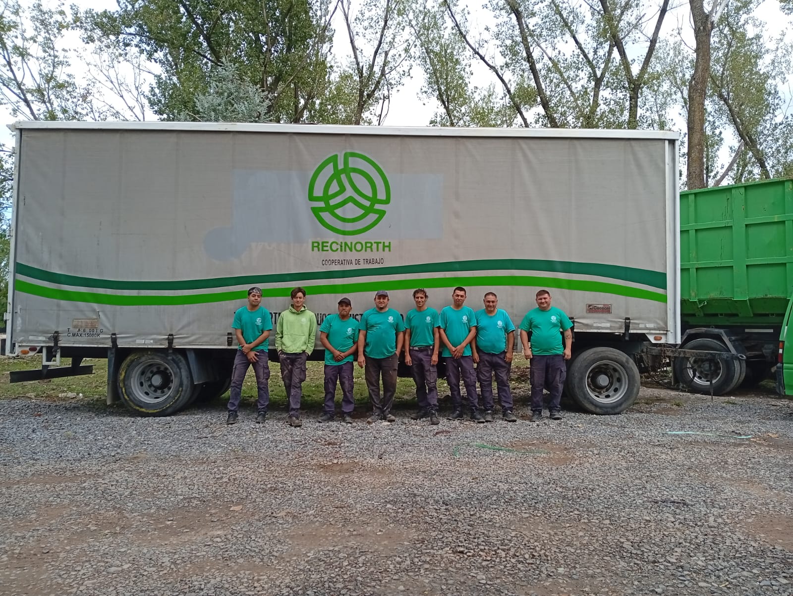 Equipo de trabajo de la cooperativa RECINORTH